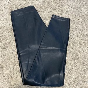 NWOT black faux leather leggings
